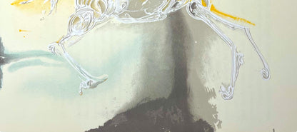 Salvador Dali, Pgase, Les Chevaux De Dali, Fac-Simile Signed, Lithograph (After)