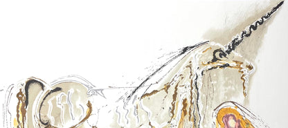 Salvador Dali, La Licorne, Les Chevaux De Dali, Fac-Simile Signed, Lithograph (After)