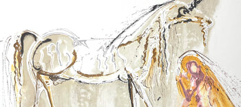 Salvador Dali, La Licorne, Les Chevaux De Dali, Fac-Simile Signed, Lithograph (After)