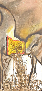 Salvador Dali, Cheval De Troie, Les Chevaux De Dali, Fac-Simile Signed, Lithograph (After)