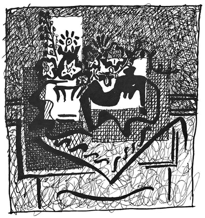 Pablo Picasso, Composition (Johnson/Vollard 193; Monod 10485), Hlne Chez Archimde, Woodcut