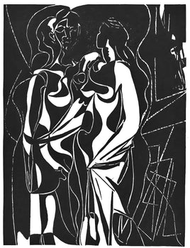 Pablo Picasso, Composition (Johnson/Vollard 193; Monod 10485), Hlne Chez Archimde, Woodcut