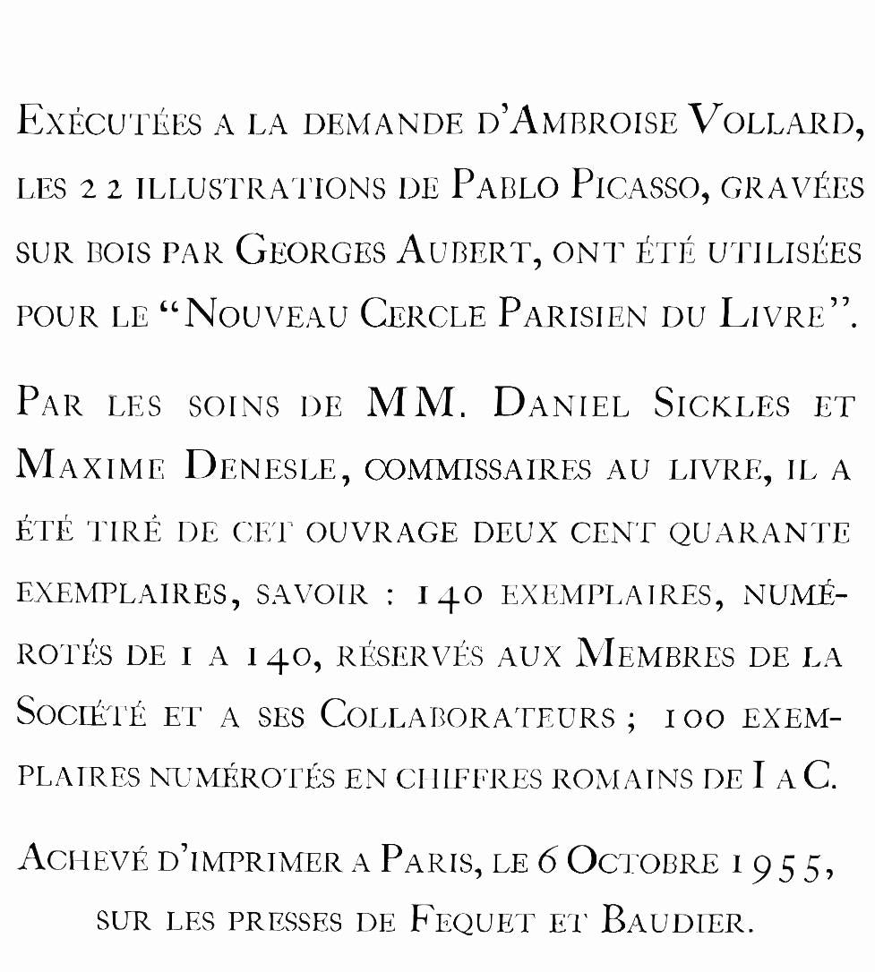 Pablo Picasso, Composition (Johnson/Vollard 193; Monod 10485), Hlne Chez Archimde, Woodcut