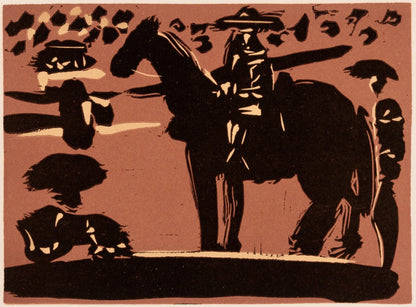 Pablo Picasso, Picador (Orozco 214), Grabados Al Linleo, Linocut