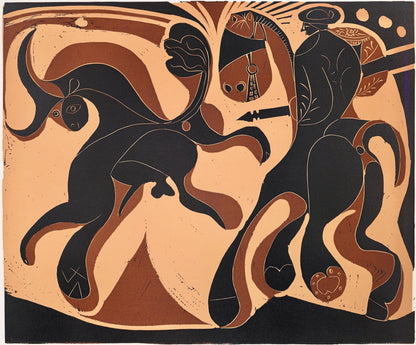 Pablo Picasso, Aprs Le Pique (Orozco 214), Grabados Al Linleo, Linocut