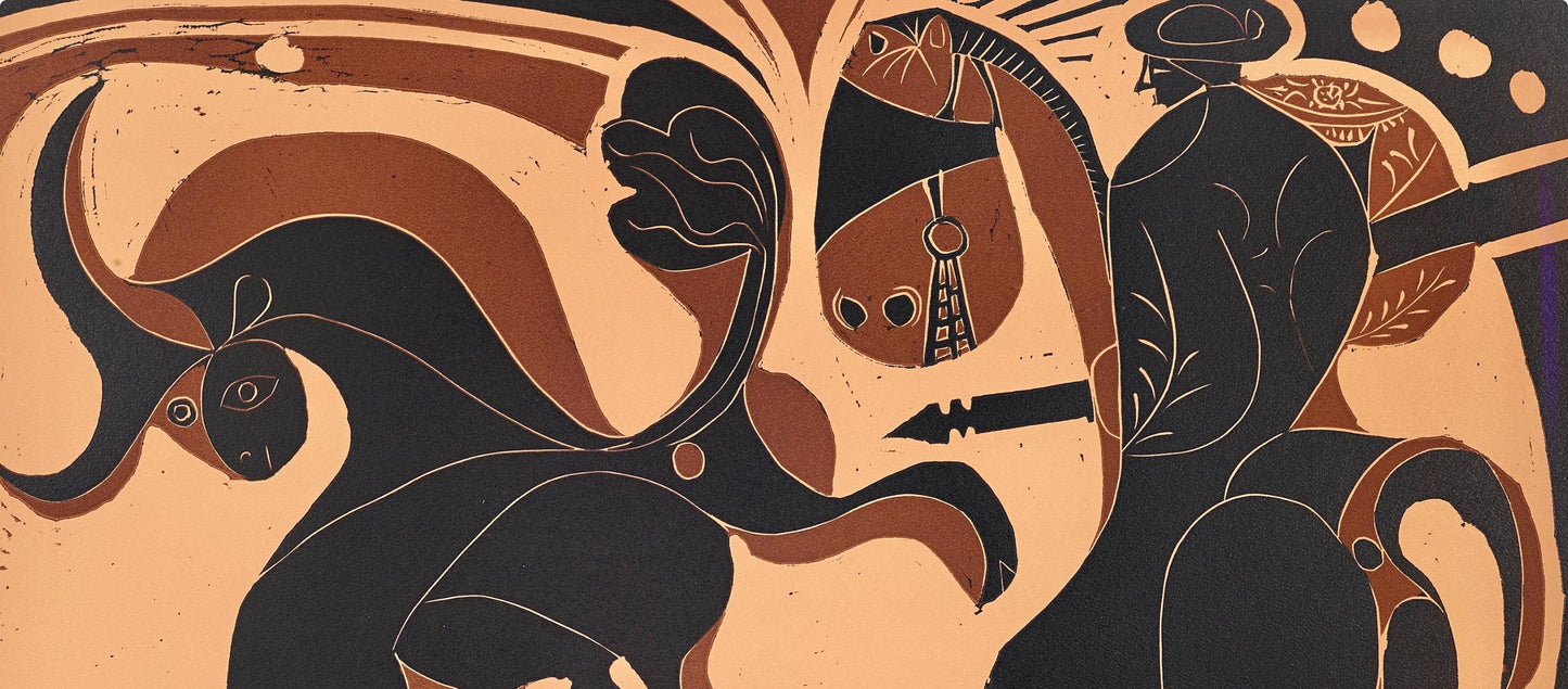 Pablo Picasso, Aprs Le Pique (Orozco 214), Grabados Al Linleo, Linocut