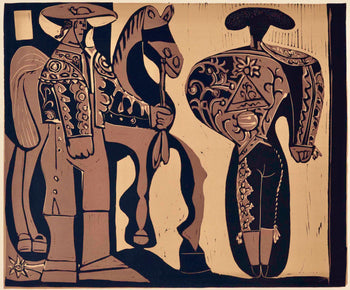 Pablo Picasso, Picador Et Torero (Orozco 214), Grabados Al Linleo, Linocut
