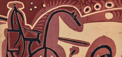 Pablo Picasso, Picador Et Taureau (Orozco 214), Grabados Al Linleo, Linocut