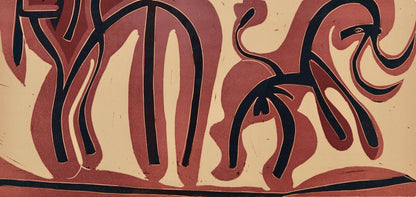 Pablo Picasso, Picador Et Taureau (Orozco 214), Grabados Al Linleo, Linocut
