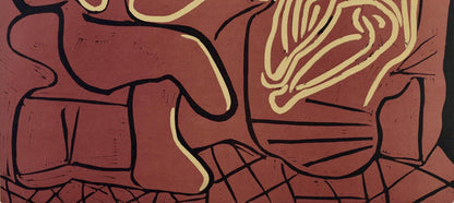 Pablo Picasso, Femme Dans Un Fauteuil (Orozco 214), Grabados Al Linleo, Linocut