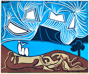 Pablo Picasso, Bacchanale (Orozco 214), Grabados Al Linleo, Linocut