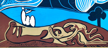 Pablo Picasso, Bacchanale (Orozco 214), Grabados Al Linleo, Linocut