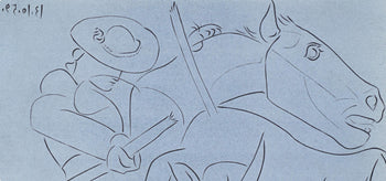 Pablo Picasso, La Pique Casse (Orozco 214), Grabados Al Linleo, Linocut