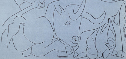 Pablo Picasso, La Pique Casse (Orozco 214), Grabados Al Linleo, Linocut