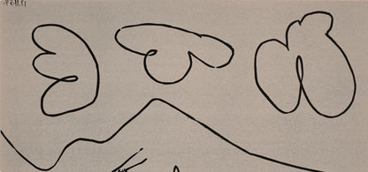 Pablo Picasso, Bacchanale (Orozco 214), Grabados Al Linleo, Linocut