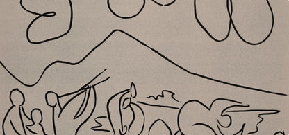 Pablo Picasso, Bacchanale (Orozco 214), Grabados Al Linleo, Linocut