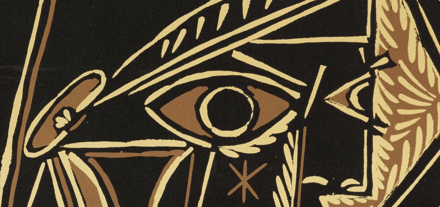 Pablo Picasso, Tte De Femme (Orozco 214), Grabados Al Linleo, Linocut