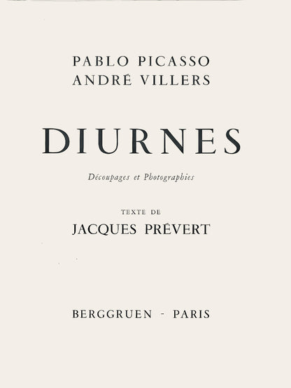 Pablo Picasso, Andr Villers, Le Magicien Aux Toros (Cramer 115), Diurnes, Dcoupages Et