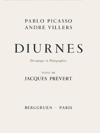 Pablo Picasso, Andr Villers, L'Homme Aux Chats Ii (Cramer 115), Diurnes, Dcoupages Et
