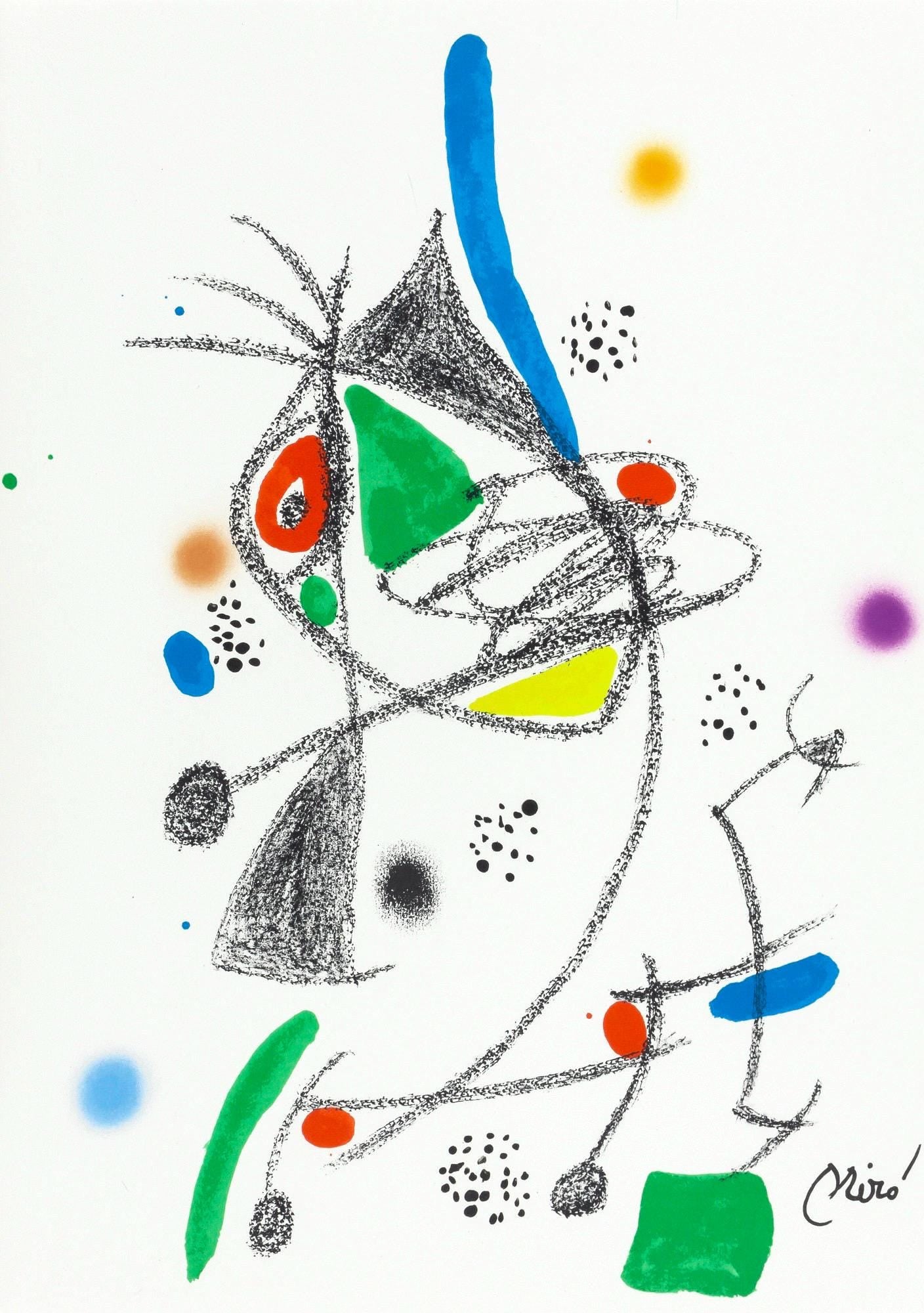Joan Miro, Composition (Mourlot, 1051-1072), Maravillas Con Variaciones Acrsticas En El Jardn De