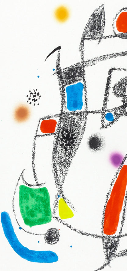 Joan Miro, Composition (Mourlot, 1051-1072), Maravillas Con Variaciones Acrsticas En El Jardn De