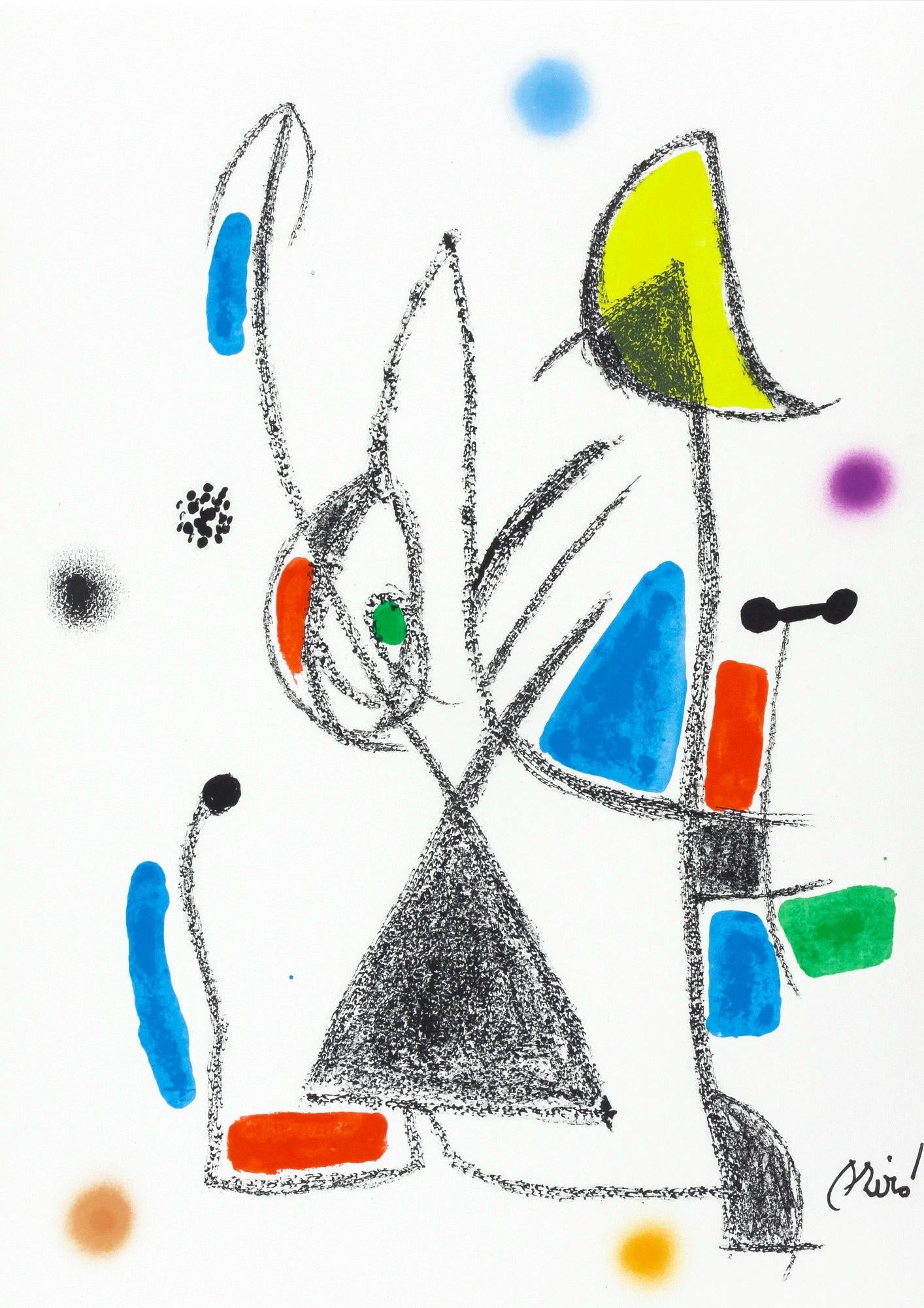 Joan Miro, Composition (Mourlot, 1051-1072), Maravillas Con Variaciones Acrsticas En El Jardn De