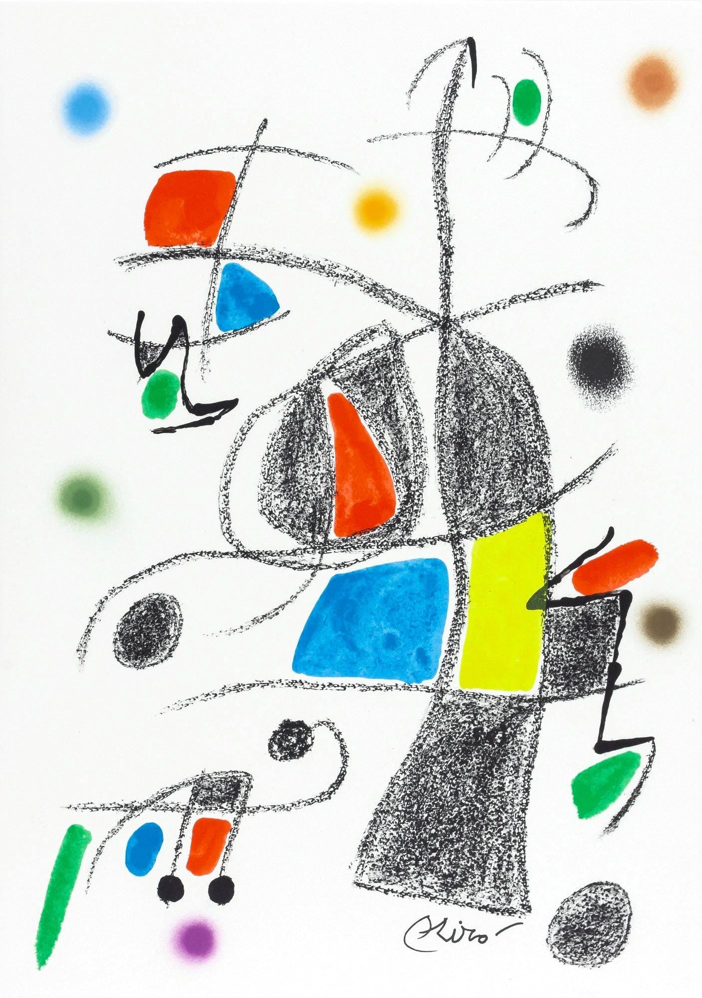 Joan Miro, Composition (Mourlot, 1051-1072), Maravillas Con Variaciones Acrsticas En El Jardn De