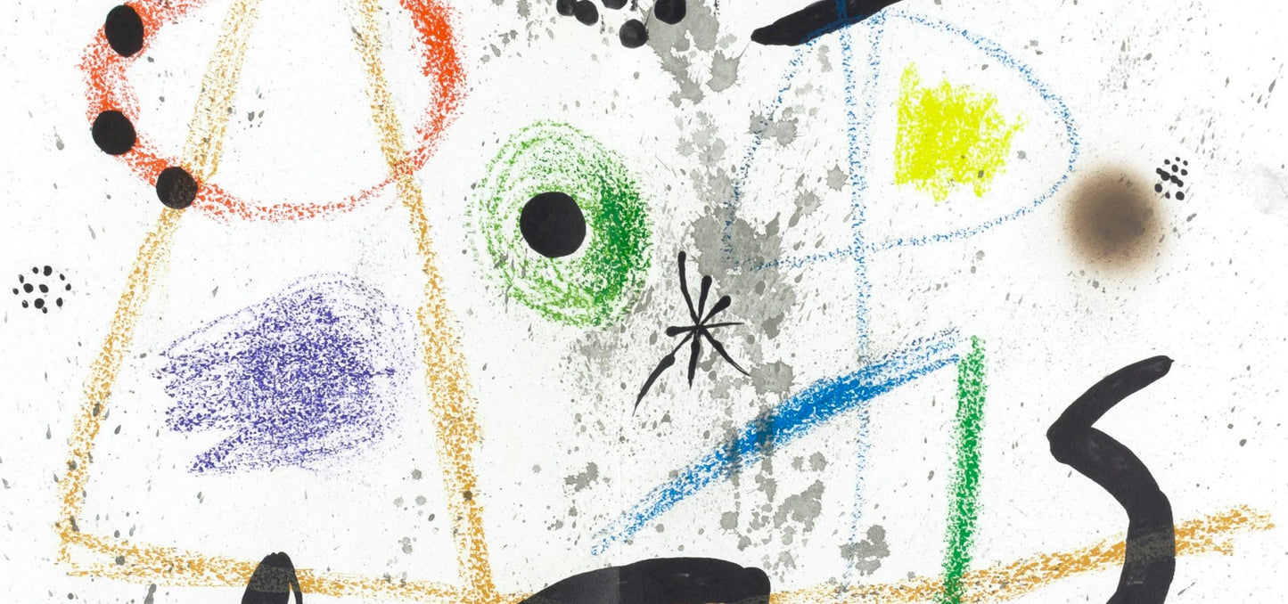 Joan Miro, Composition (Mourlot, 1051-1072), Maravillas Con Variaciones Acrsticas En El Jardn De