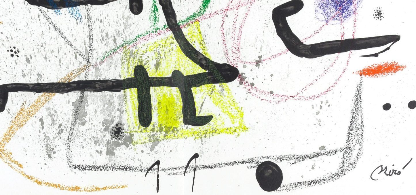 Joan Miro, Composition (Mourlot, 1051-1072), Maravillas Con Variaciones Acrsticas En El Jardn De