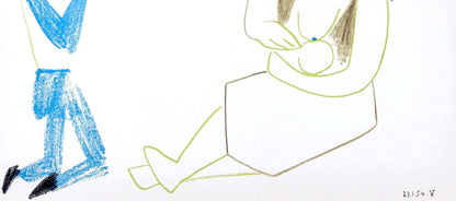 Pablo Picasso, Composition, La Comdie Humaine, Verve, Revue Artistique Et Littraire, Lithograph