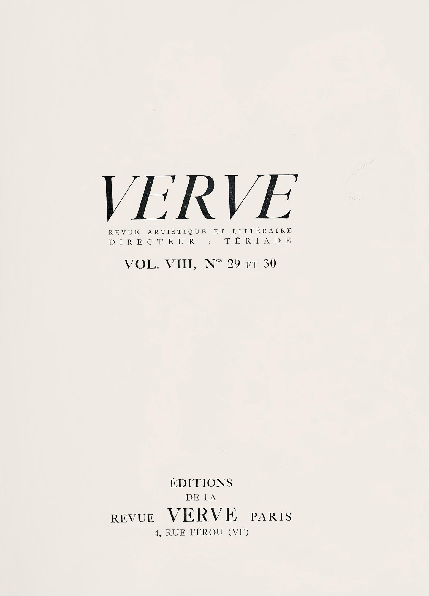 Pablo Picasso, Composition, La Comdie Humaine, Verve, Revue Artistique Et Littraire, Lithograph