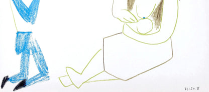 Pablo Picasso, Composition, La Comdie Humaine, Verve, Revue Artistique Et Littraire, Lithograph