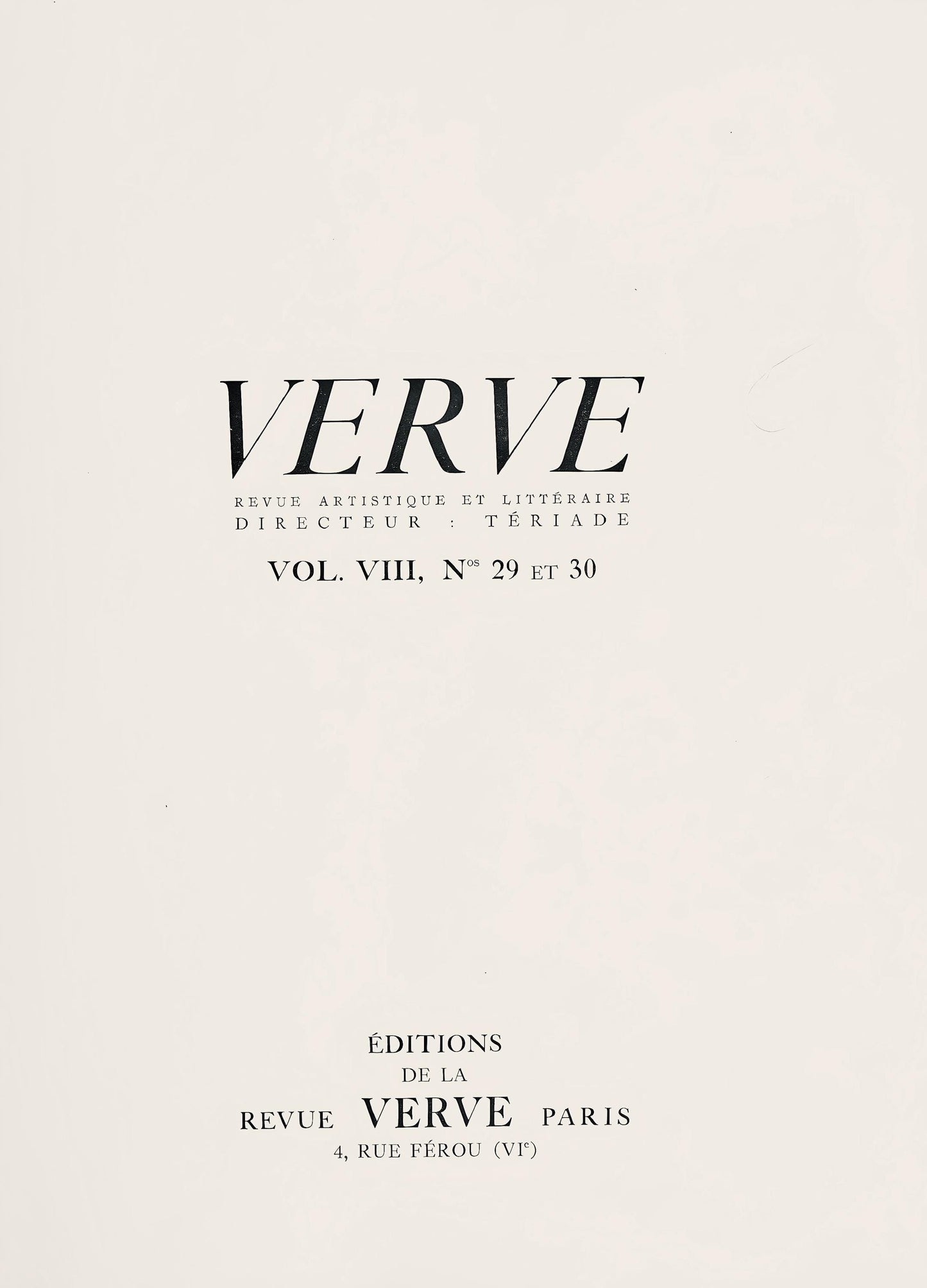 Pablo Picasso, Composition, La Comdie Humaine, Verve, Revue Artistique et Littraire, Lithograph