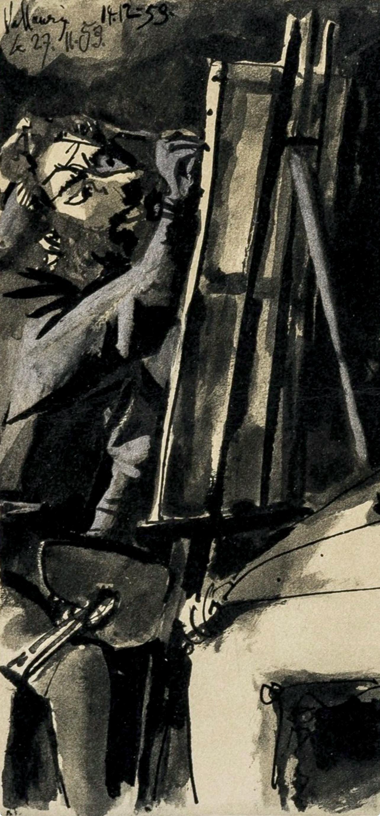 Pablo Picasso, Composition, La Comdie Humaine, Verve, Revue Artistique Et Littraire, Lithograph