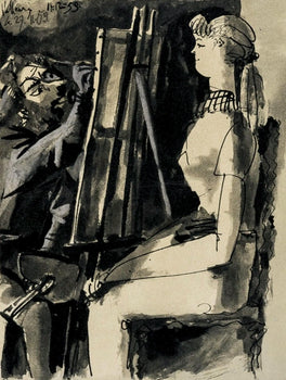 Pablo Picasso, Composition, La Comdie Humaine, Verve, Revue Artistique Et Littraire, Lithograph