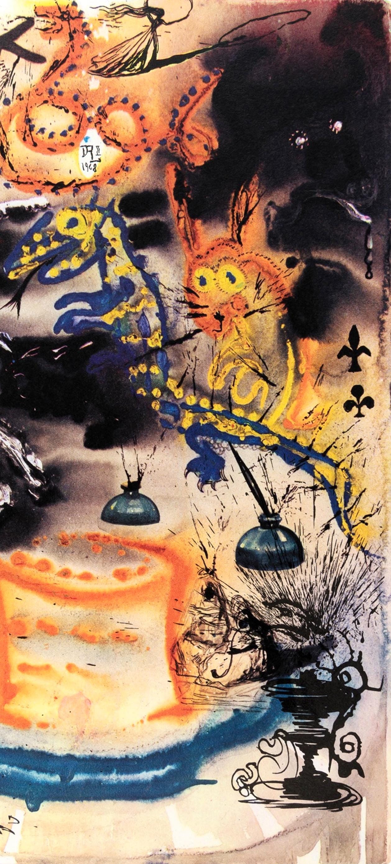 Salvador Dali, Who Stole The Tarts? (Field 69-5, A-M), Alice'S Adventures In Wonderland, Hliogravure