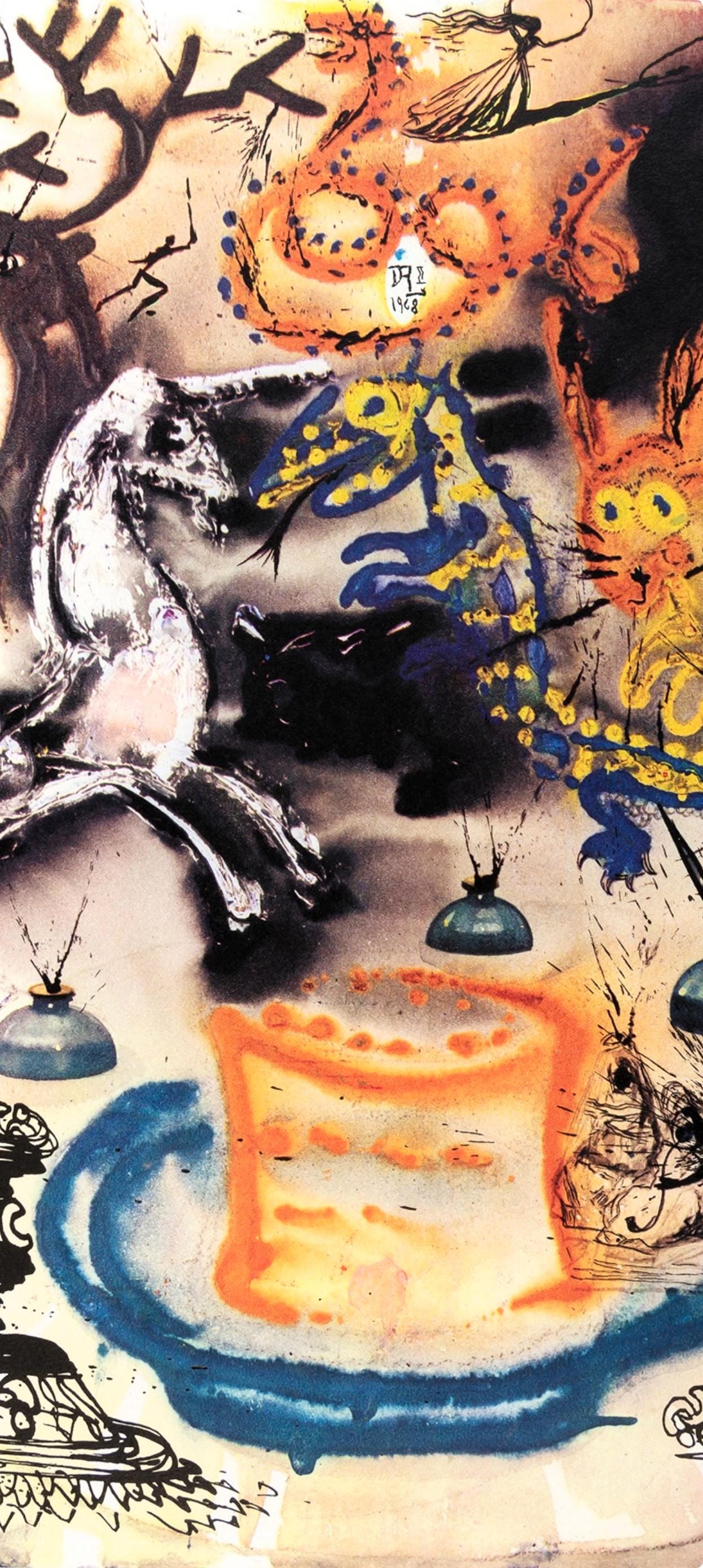 Salvador Dali, Who Stole The Tarts? (Field 69-5, A-M), Alice'S Adventures In Wonderland, Hliogravure