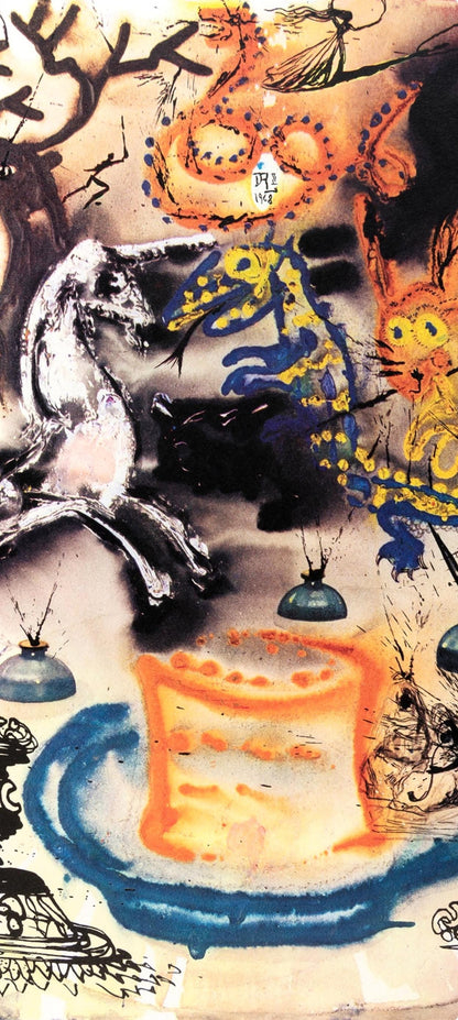Salvador Dali, Who Stole The Tarts? (Field 69-5, A-M), Alice'S Adventures In Wonderland, Hliogravure