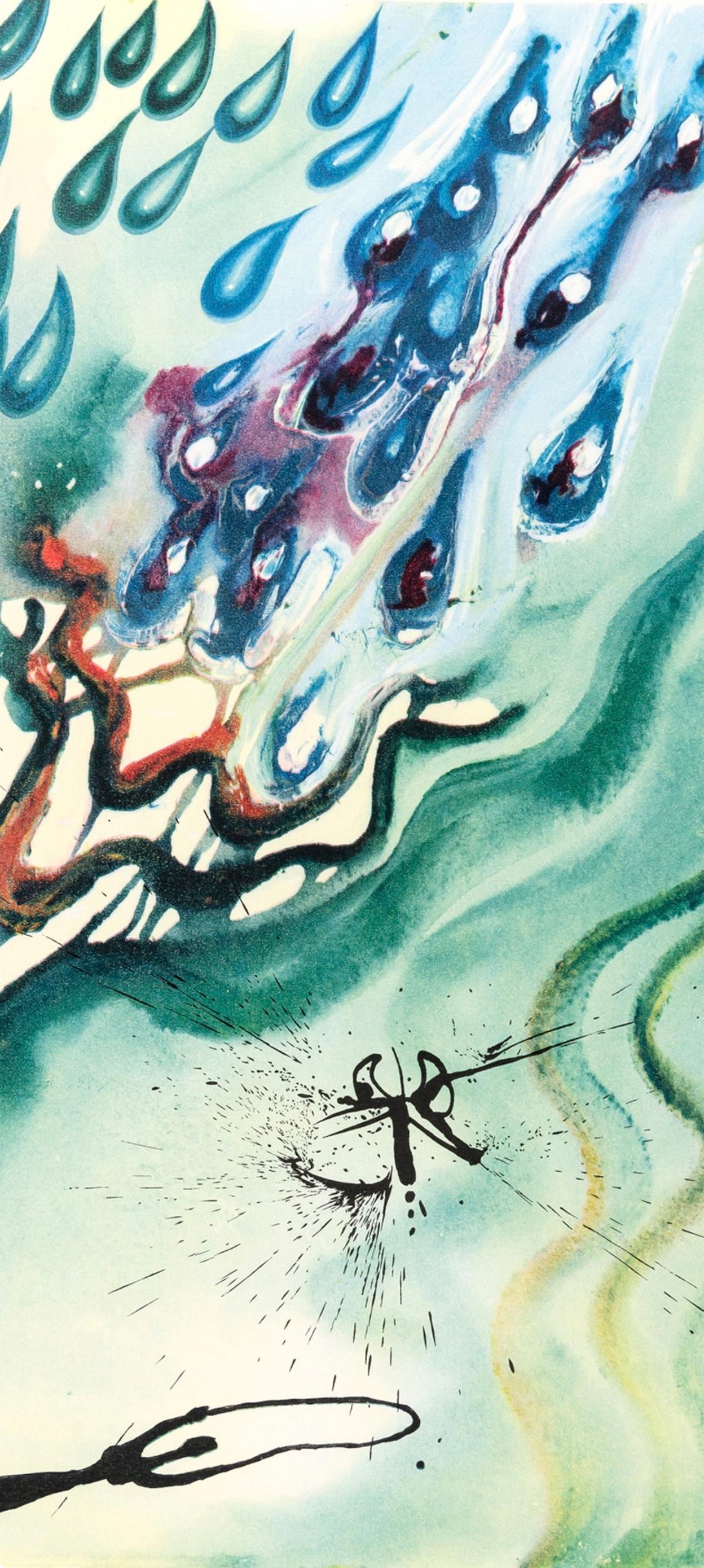 Salvador Dali, The Pool Of Tears (Field 69-5, A-M), Alice'S Adventures In Wonderland, Hliogravure