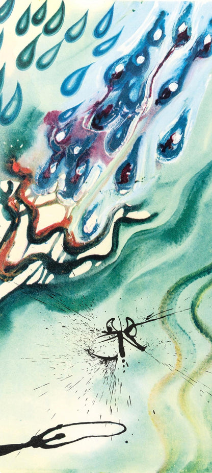 Salvador Dali, The Pool Of Tears (Field 69-5, A-M), Alice'S Adventures In Wonderland, Hliogravure