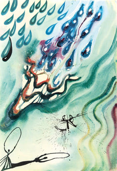 Salvador Dali, The Pool Of Tears (Field 69-5, A-M), Alice'S Adventures In Wonderland, Hliogravure