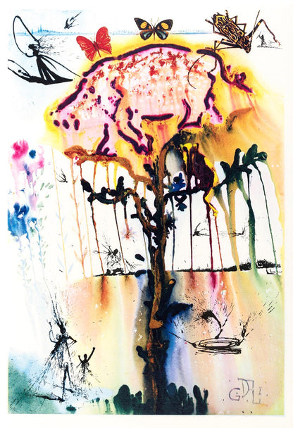 Salvador Dali, Pig And Pepper (Field 69-5, A-M), Alice'S Adventures In Wonderland, Hliogravure