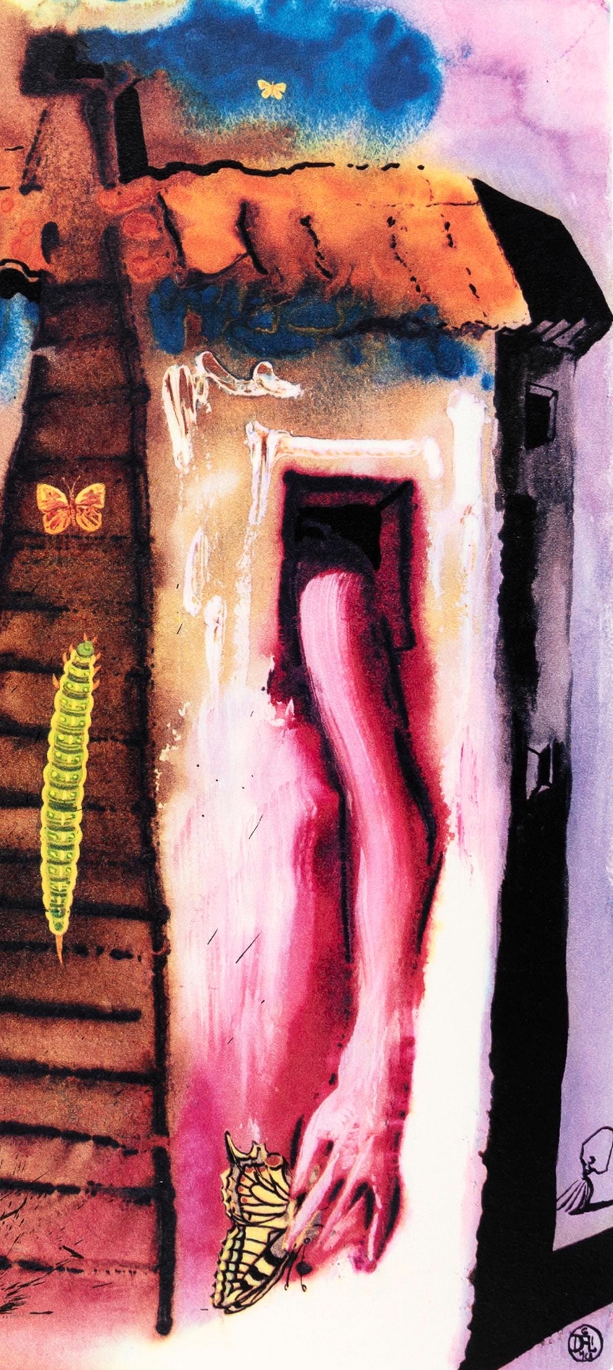 Salvador Dali, The Rabbit Sends In A Little Bill (Field 69-5, A-M), Alice'S Adventures In