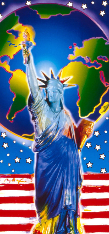 Peter Max, 9-11, Peace On Earth, 2001, Hand Signed, Official Edition Offset Lithograph