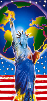 Peter Max, 9-11, Peace On Earth, 2001, Hand Signed, Official Edition Offset Lithograph