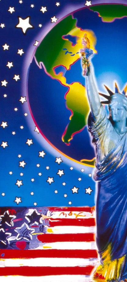 Peter Max, 9-11, Peace On Earth, 2001, Hand Signed, Official Edition Offset Lithograph