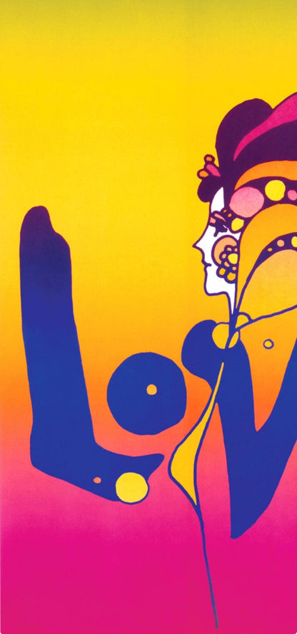 Peter Max, Berlin Love, 1993, Hand Signed, Official Edition Offset Lithograph