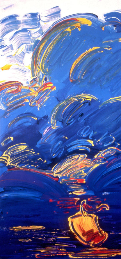 Peter Max, Summer Storm, 2000, Hand Signed, Official Edition Offset Lithograph