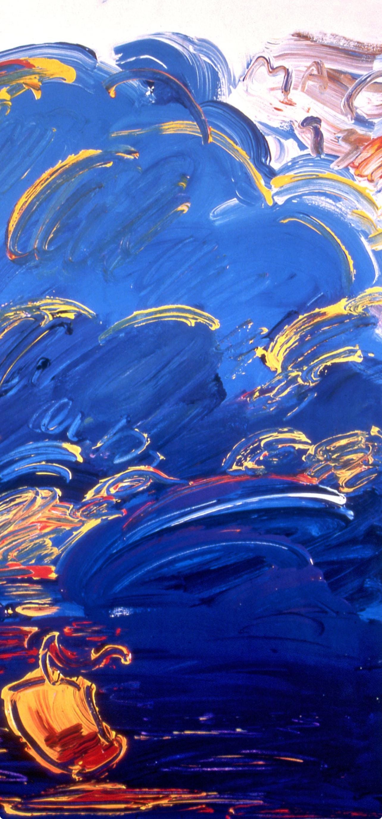 Peter Max, Summer Storm, 2000, Hand Signed, Official Edition Offset Lithograph