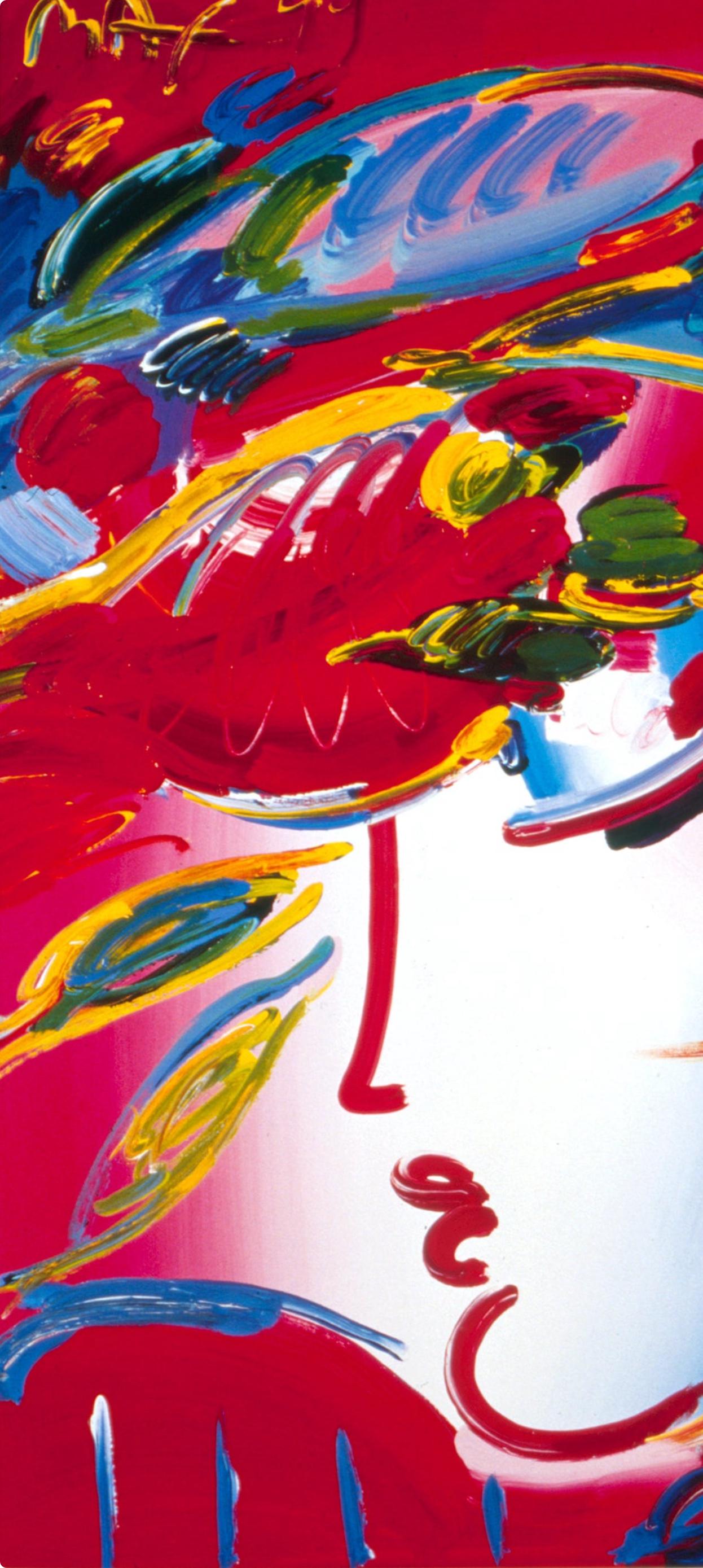 Peter Max, Blushing Beauty, 1999, Hand Signed, Official Edition Offset Lithograph